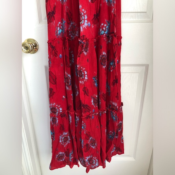 Free People Intimately Garden Party Red Maxi Dress - Picture 3 of 15